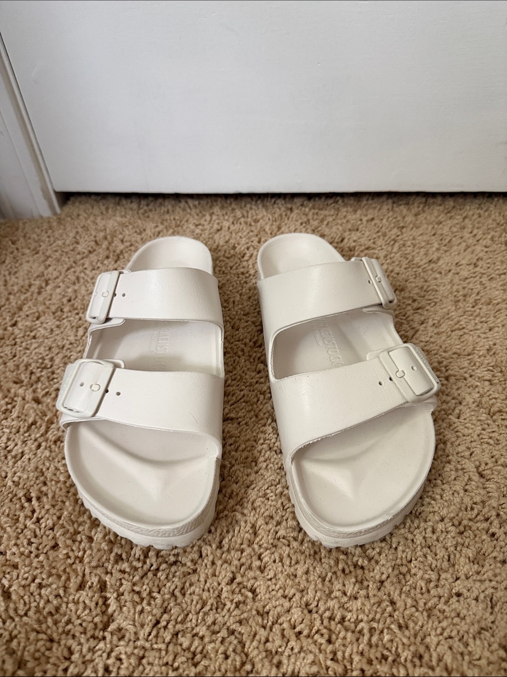Birkenstock Arizona Eva white sandals